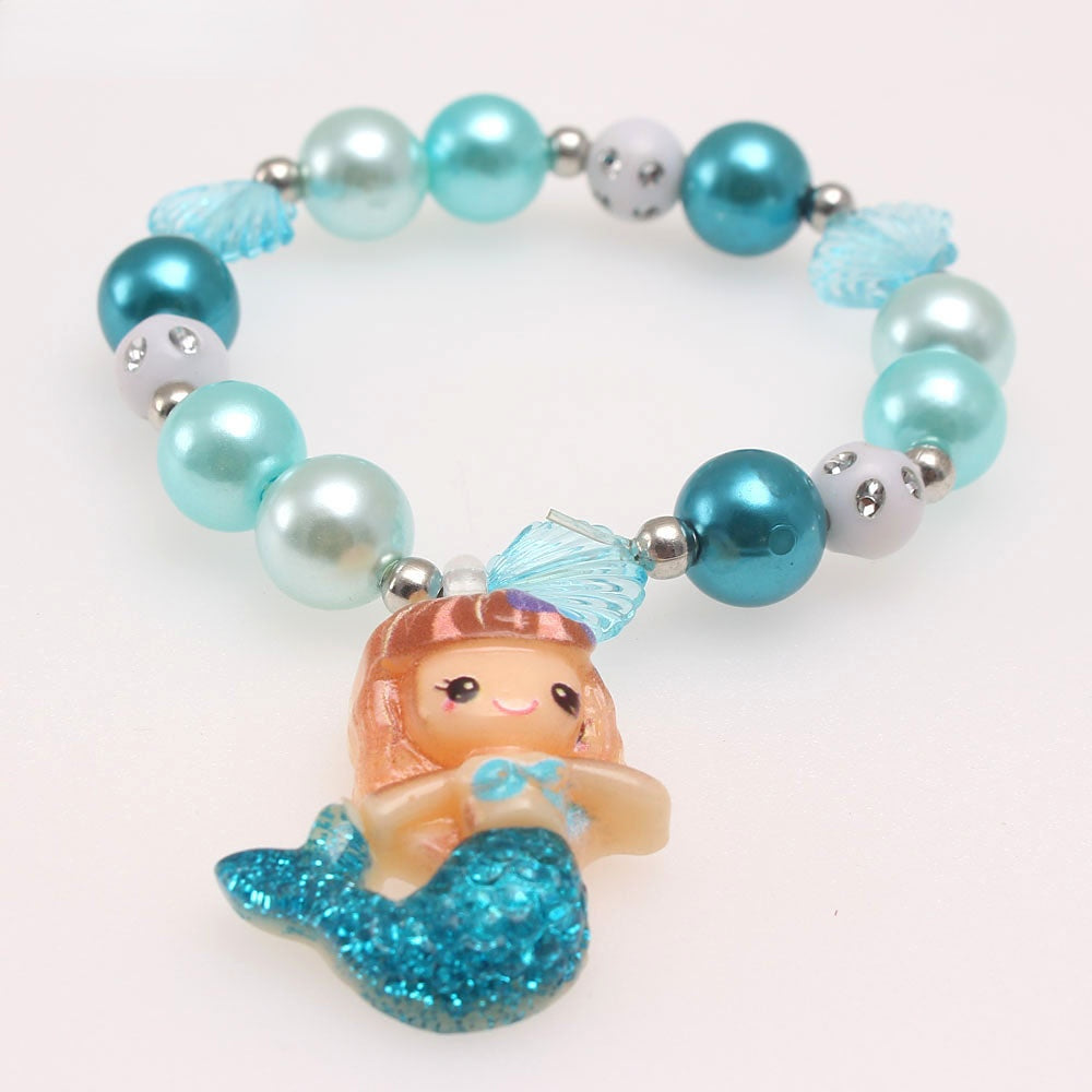 Wholesale Resin Mermaid Unicorn Bracelet